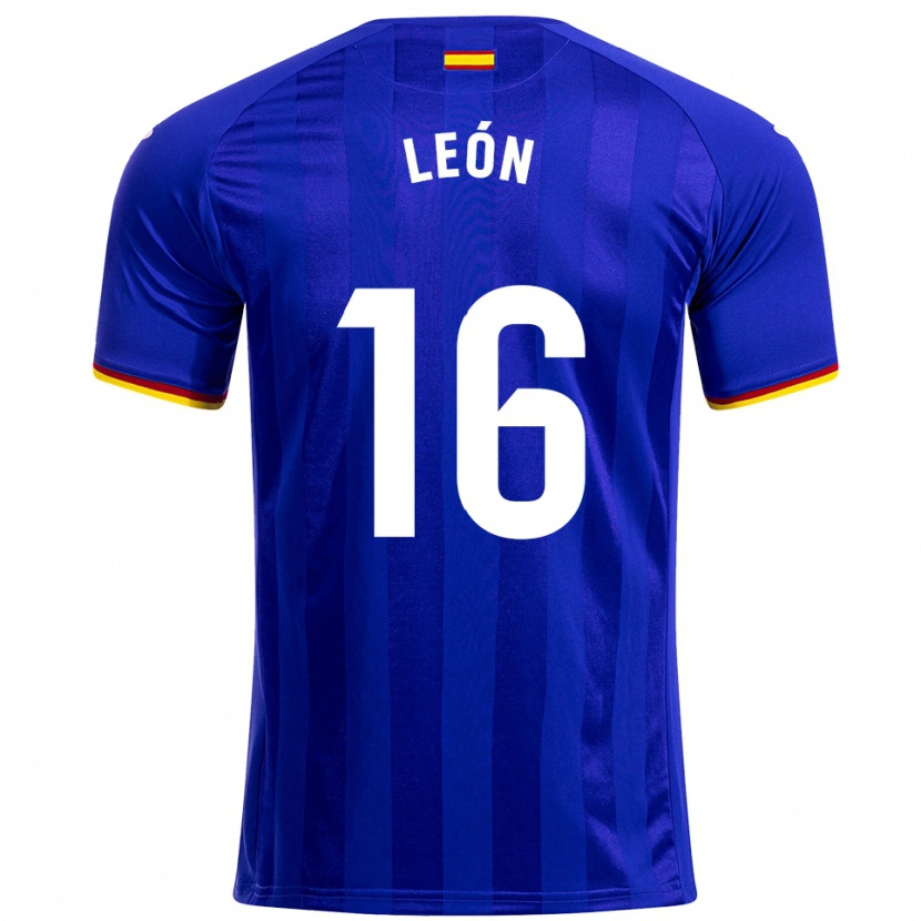 Danxen Damen Carlos León #16 Blau Rot Gelb Heimtrikot Trikot 2025/26 T-Shirt Österreich
