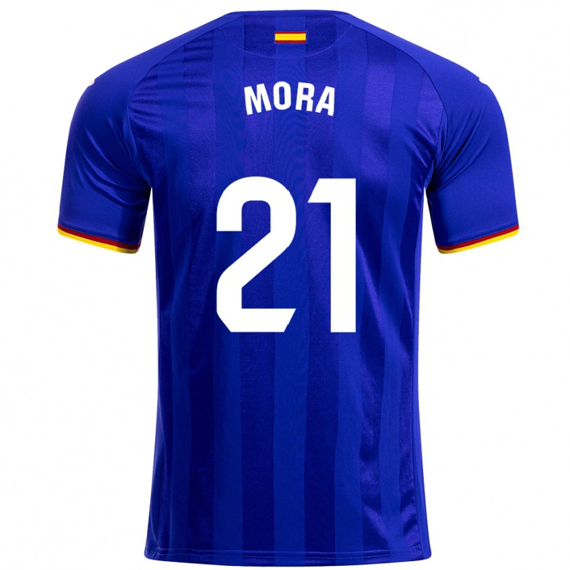 Danxen Damen Adrià Mora #21 Blau Rot Gelb Heimtrikot Trikot 2025/26 T-Shirt Österreich