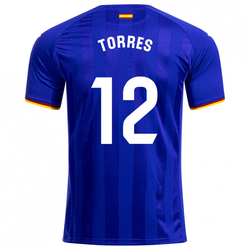 Danxen Damen Rubén Torres #12 Blau Rot Gelb Heimtrikot Trikot 2025/26 T-Shirt Österreich