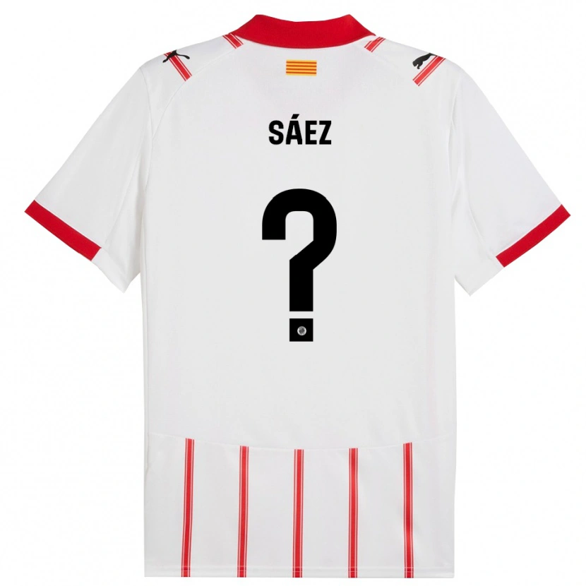 Danxen Damen David Sáez #0 Weiß Rot Heimtrikot Trikot 2025/26 T-Shirt Österreich