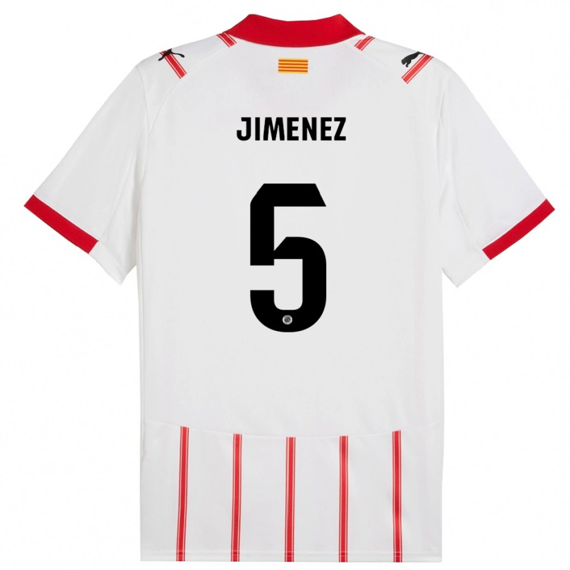 Danxen Damen Ángela Jiménez #5 Weiß Rot Heimtrikot Trikot 2025/26 T-Shirt Österreich