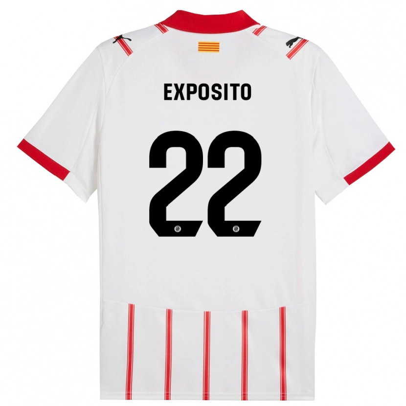 Danxen Damen Samu Expósito #22 Weiß Rot Heimtrikot Trikot 2025/26 T-Shirt Österreich
