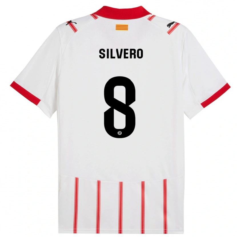 Danxen Damen Pol Silvero #8 Weiß Rot Heimtrikot Trikot 2025/26 T-Shirt Österreich