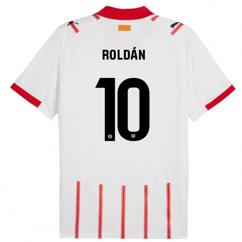 Danxen Damen Marcos Roldán #10 Weiß Rot Heimtrikot Trikot 2025/26 T-Shirt Österreich