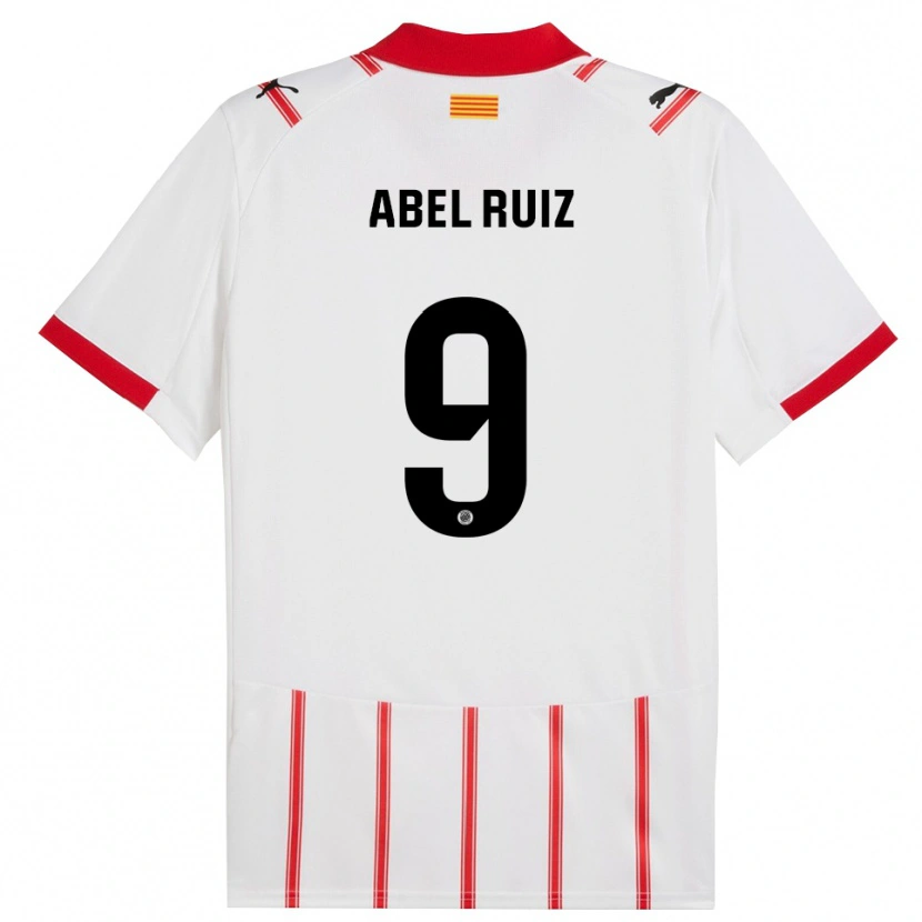 Danxen Damen Abel Ruiz #9 Weiß Rot Heimtrikot Trikot 2025/26 T-Shirt Österreich