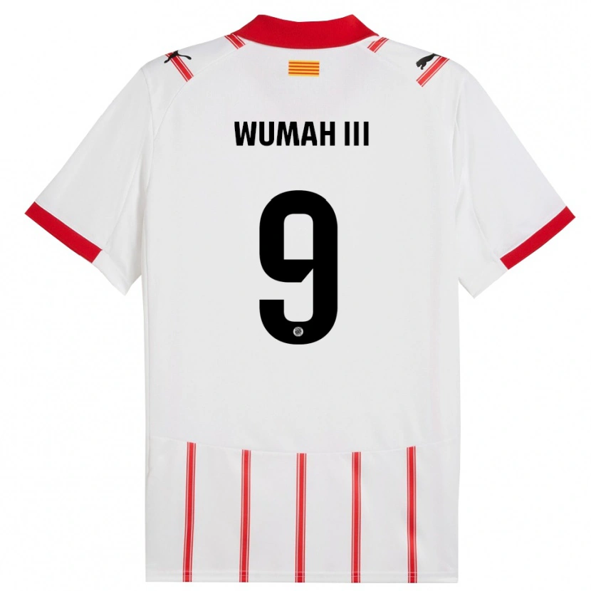 Danxen Damen Edward Wumah Iii #9 Weiß Rot Heimtrikot Trikot 2025/26 T-Shirt Österreich