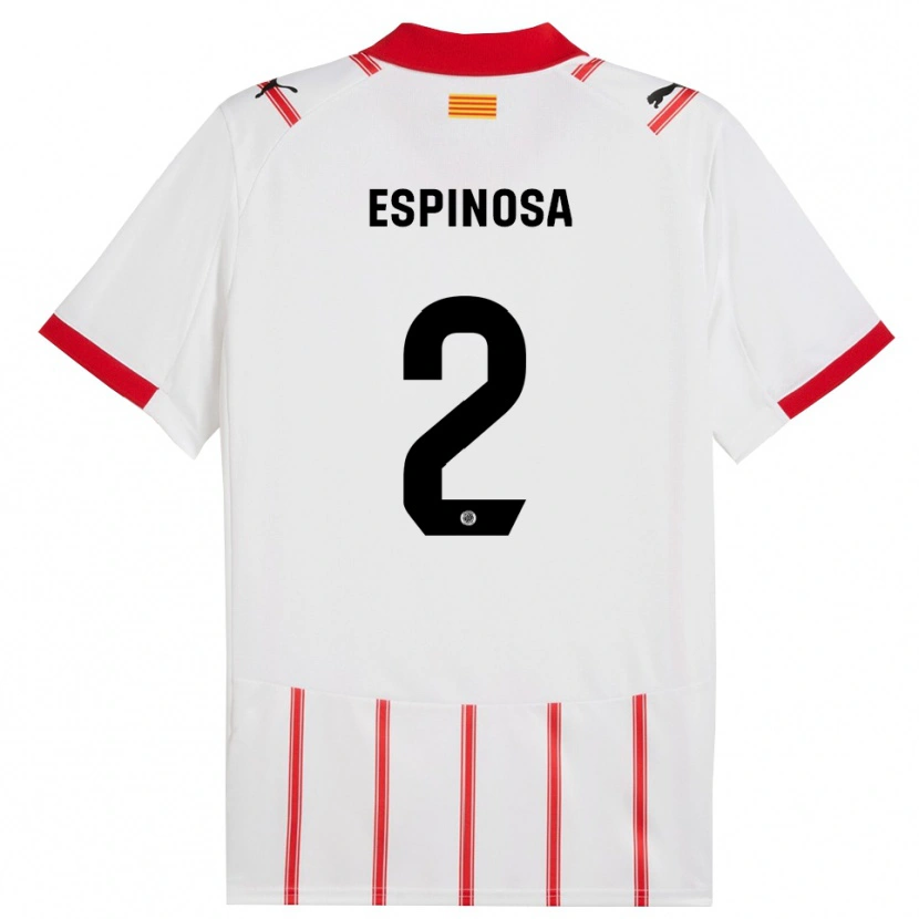 Danxen Damen Bernardo Espinosa #2 Weiß Rot Heimtrikot Trikot 2025/26 T-Shirt Österreich