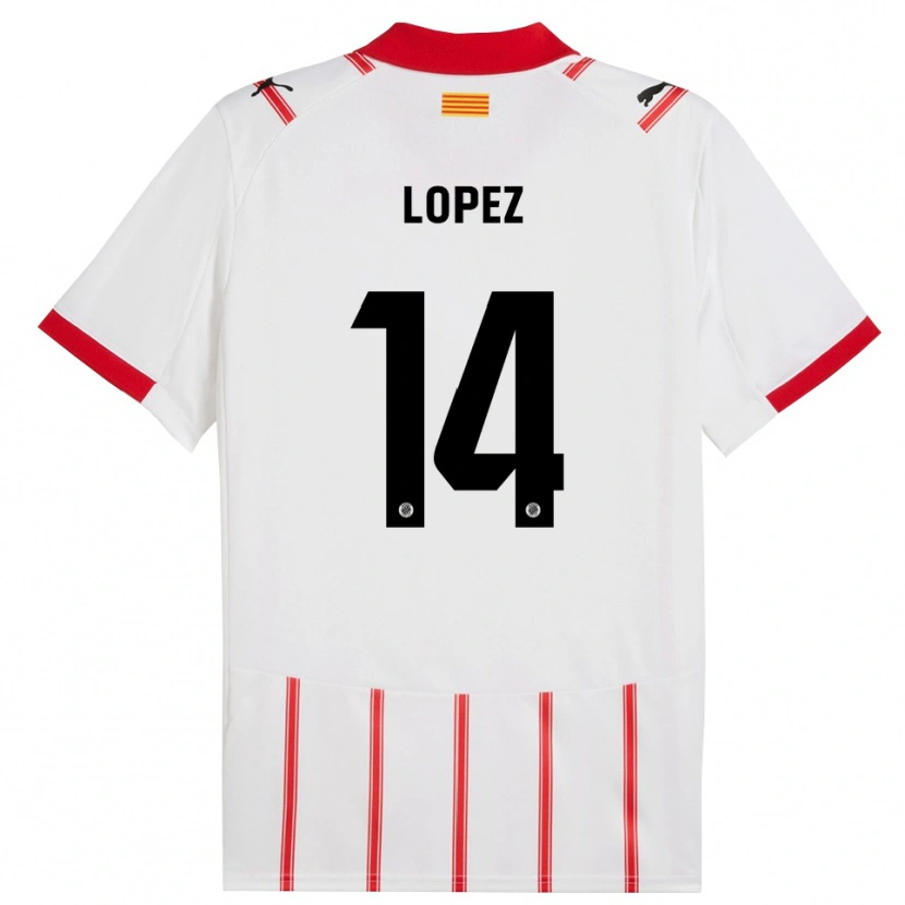 Danxen Damen Judith López #14 Weiß Rot Heimtrikot Trikot 2025/26 T-Shirt Österreich