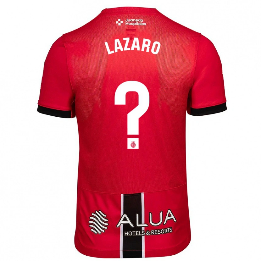 Danxen Damen Victor Lázaro #0 Rot Schwarz Heimtrikot Trikot 2025/26 T-Shirt Österreich