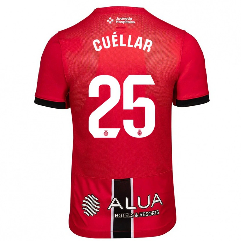 Danxen Damen Iván Cuéllar #25 Rot Schwarz Heimtrikot Trikot 2025/26 T-Shirt Österreich