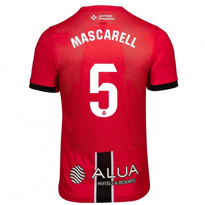 Danxen Damen Omar Mascarell #5 Rot Schwarz Heimtrikot Trikot 2025/26 T-Shirt Österreich