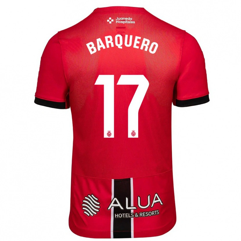 Danxen Damen Adrián Barquero #17 Rot Schwarz Heimtrikot Trikot 2025/26 T-Shirt Österreich