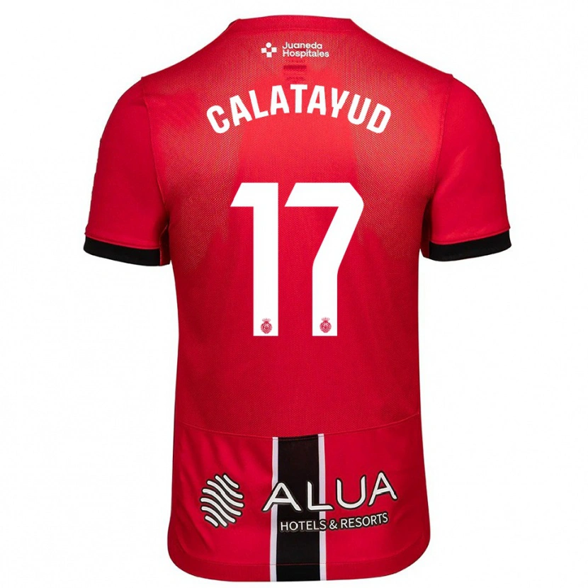 Danxen Damen Miguel Calatayud #17 Rot Schwarz Heimtrikot Trikot 2025/26 T-Shirt Österreich