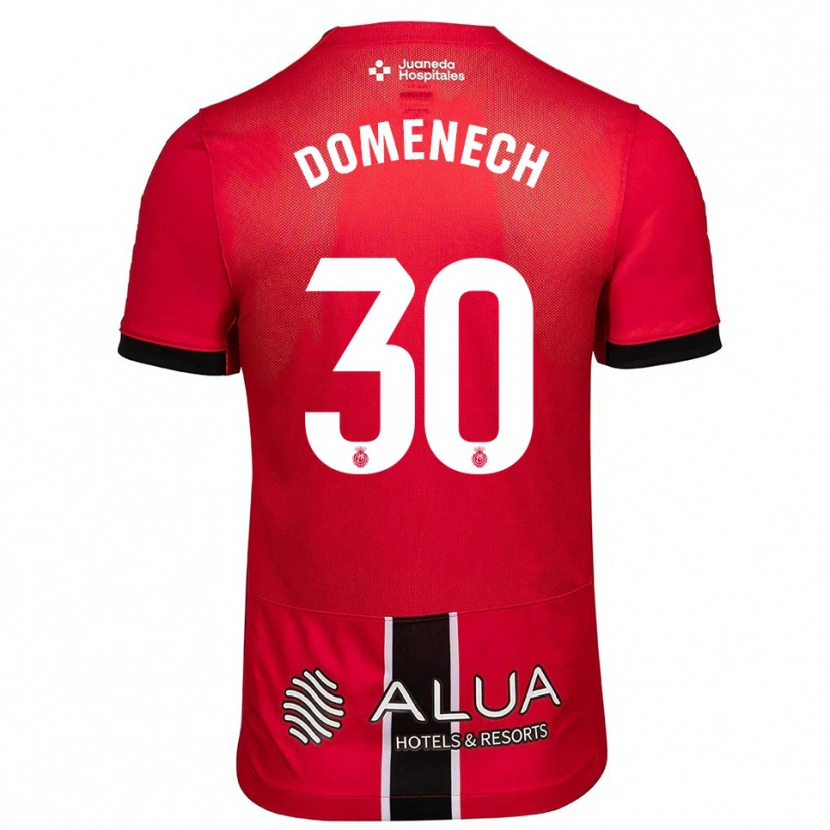 Danxen Damen Marc Domènech #30 Rot Schwarz Heimtrikot Trikot 2025/26 T-Shirt Österreich