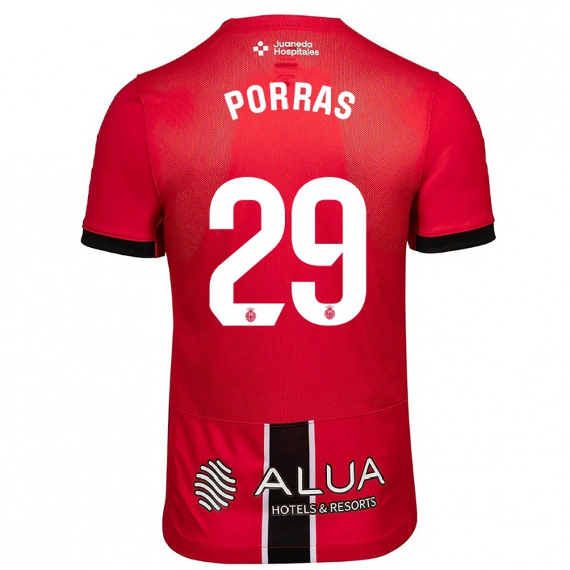 Danxen Damen Jordi Porras #29 Rot Schwarz Heimtrikot Trikot 2025/26 T-Shirt Österreich