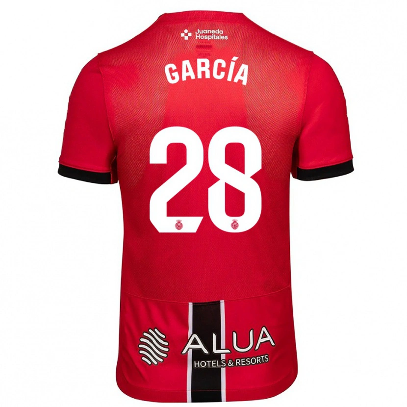 Danxen Damen Jandro García #28 Rot Schwarz Heimtrikot Trikot 2025/26 T-Shirt Österreich