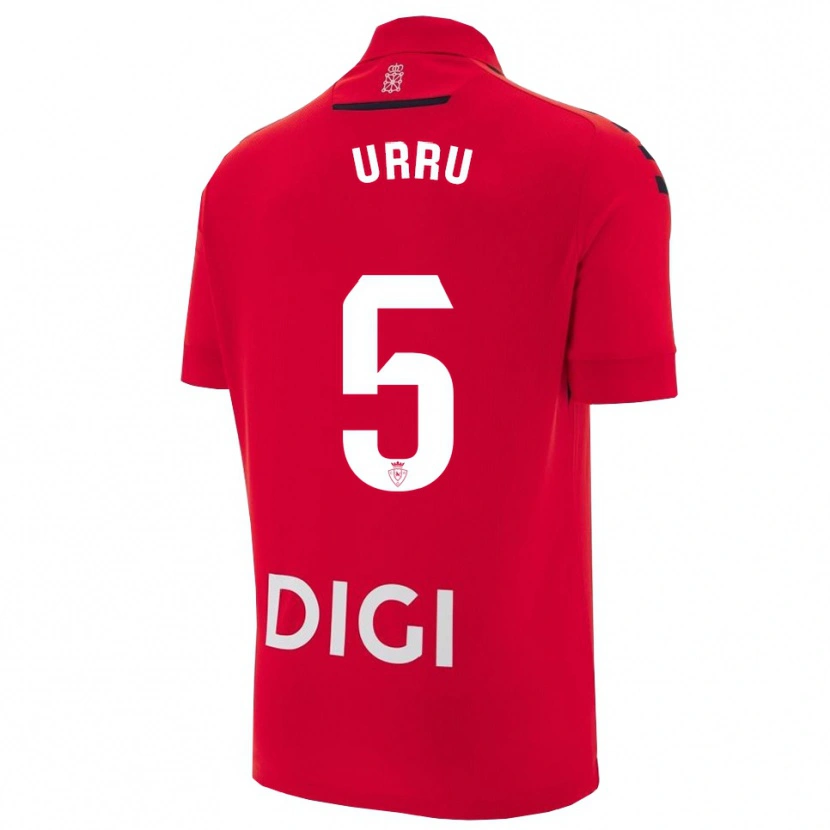 Danxen Damen Irati Urruzola Bermúdez #5 Rot Schwarz Heimtrikot Trikot 2025/26 T-Shirt Österreich