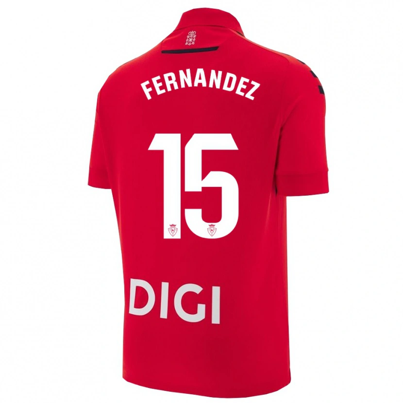 Danxen Damen Leyre Fernández Sánchez #15 Rot Schwarz Heimtrikot Trikot 2025/26 T-Shirt Österreich
