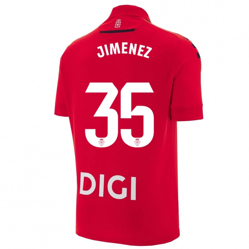 Danxen Damen Álex Jimenez #35 Rot Schwarz Heimtrikot Trikot 2025/26 T-Shirt Österreich