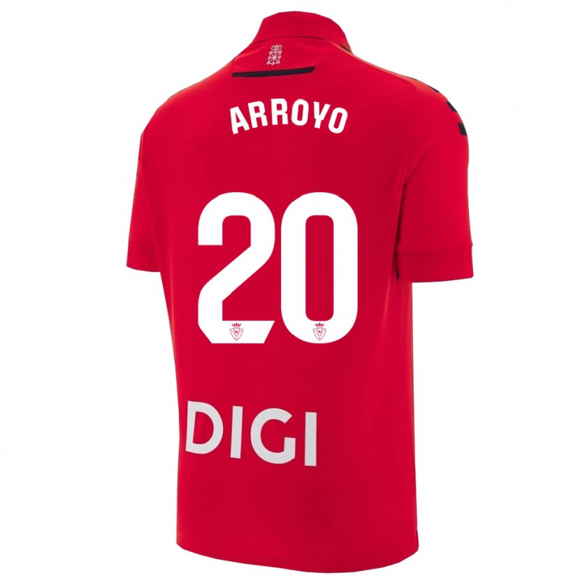 Danxen Damen Roberto Arroyo #20 Rot Schwarz Heimtrikot Trikot 2025/26 T-Shirt Österreich