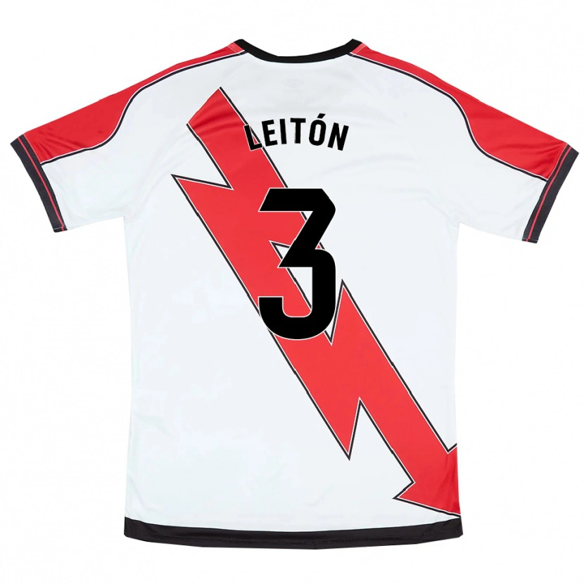 Danxen Damen Diego Leitón #3 Weiß Rot Heimtrikot Trikot 2025/26 T-Shirt Österreich