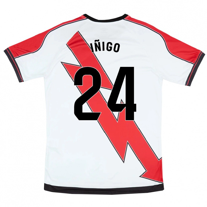 Danxen Damen Iván Iñigo #24 Weiß Rot Heimtrikot Trikot 2025/26 T-Shirt Österreich