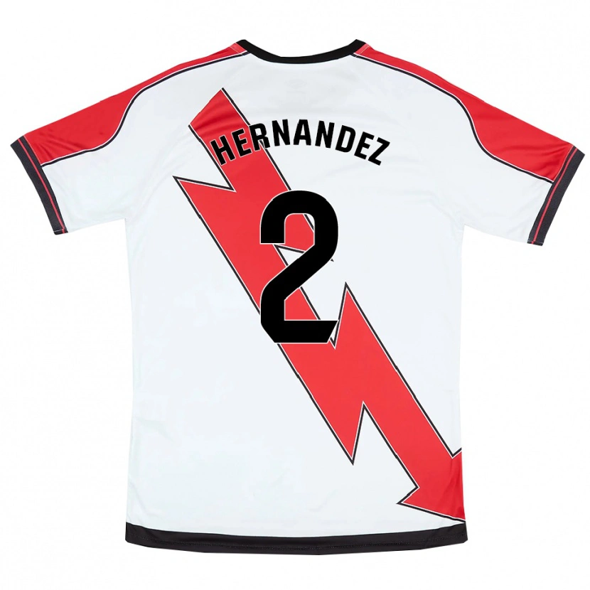 Danxen Damen Marco Hernández #2 Weiß Rot Heimtrikot Trikot 2025/26 T-Shirt Österreich