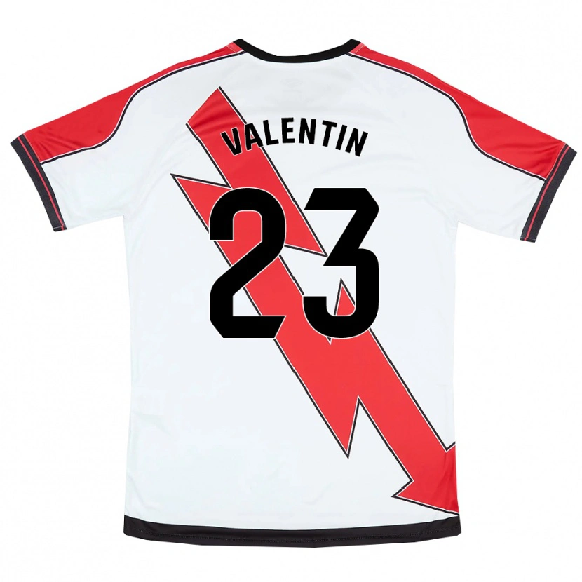 Danxen Damen Óscar Valentín #23 Weiß Rot Heimtrikot Trikot 2025/26 T-Shirt Österreich