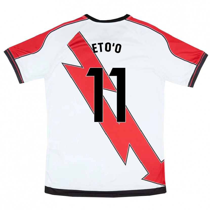 Danxen Damen Etienne Eto'o #11 Weiß Rot Heimtrikot Trikot 2025/26 T-Shirt Österreich
