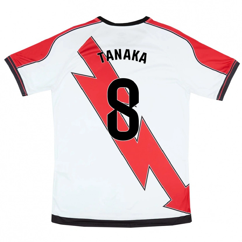 Danxen Damen Yoko Tanaka #8 Weiß Rot Heimtrikot Trikot 2025/26 T-Shirt Österreich