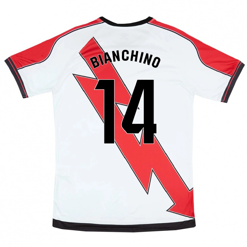Danxen Damen Nicolò Bianchino #14 Weiß Rot Heimtrikot Trikot 2025/26 T-Shirt Österreich