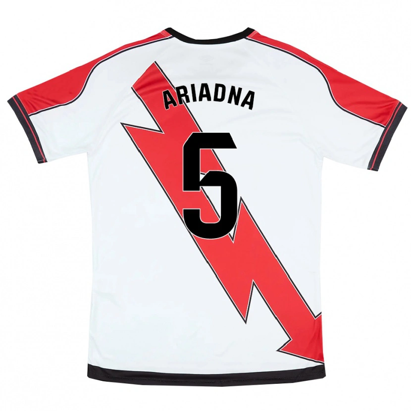 Danxen Damen Ariadna Rovirola Moreno #5 Weiß Rot Heimtrikot Trikot 2025/26 T-Shirt Österreich