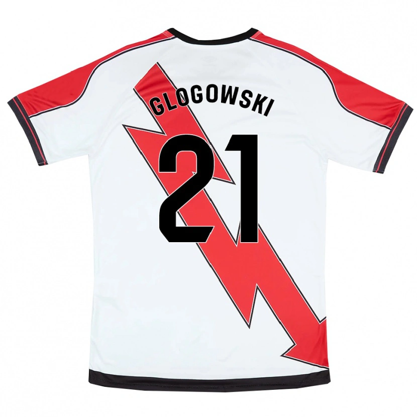 Danxen Damen Wiktor Glogowski #21 Weiß Rot Heimtrikot Trikot 2025/26 T-Shirt Österreich