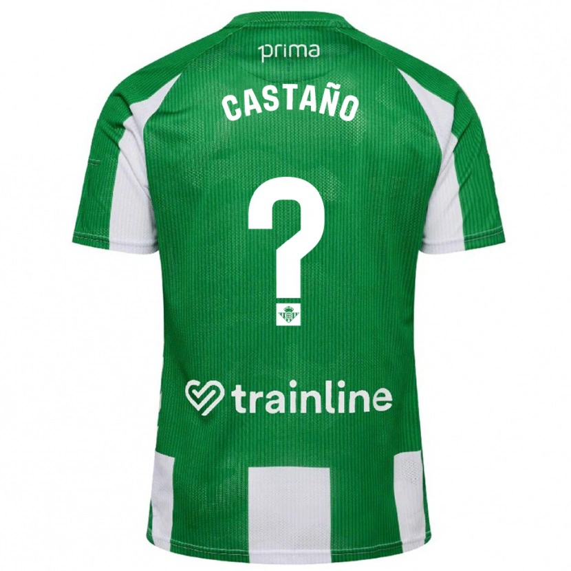 Danxen Damen Jesús Castaño #0 Grün Weiß Heimtrikot Trikot 2025/26 T-Shirt Österreich