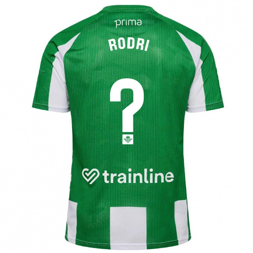 Danxen Damen Rodri Márquez #0 Grün Weiß Heimtrikot Trikot 2025/26 T-Shirt Österreich