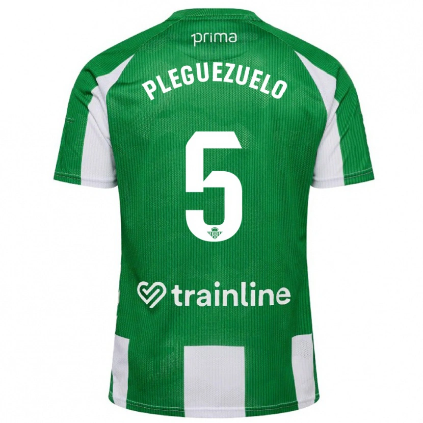 Danxen Damen Xavi Pleguezuelo #5 Grün Weiß Heimtrikot Trikot 2025/26 T-Shirt Österreich