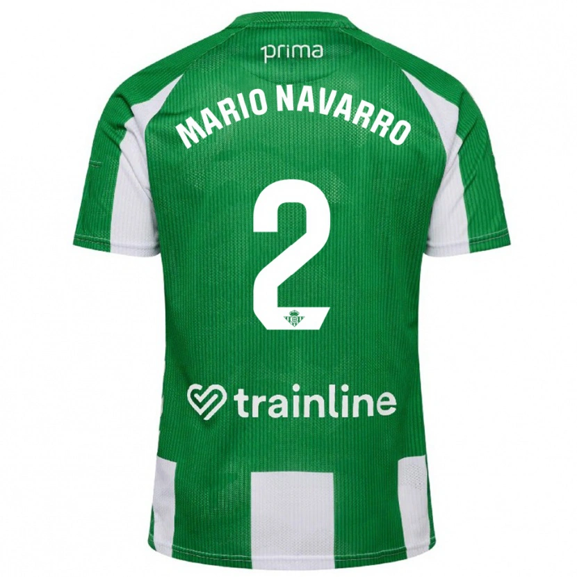 Danxen Damen Mario Navarro #2 Grün Weiß Heimtrikot Trikot 2025/26 T-Shirt Österreich