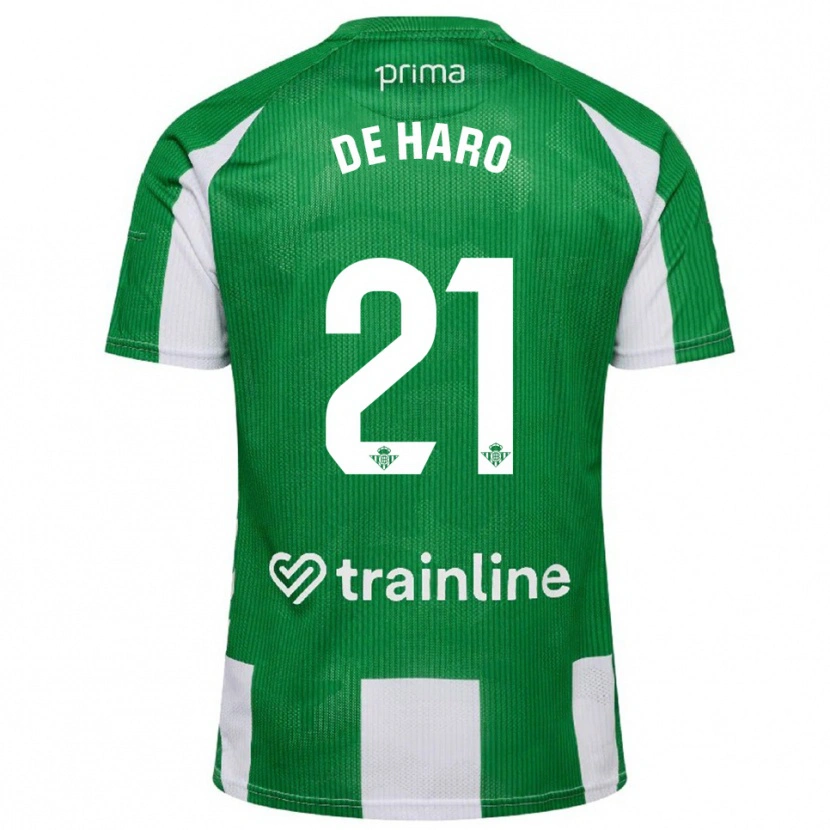 Danxen Damen Alberto De Haro #21 Grün Weiß Heimtrikot Trikot 2025/26 T-Shirt Österreich