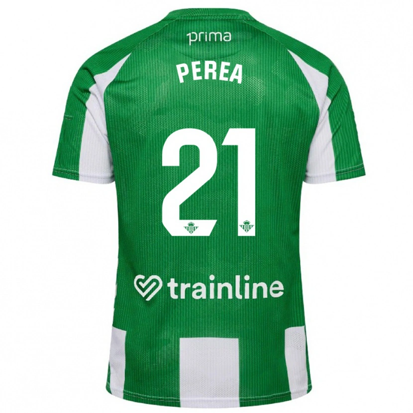 Danxen Damen Paula Perea #21 Grün Weiß Heimtrikot Trikot 2025/26 T-Shirt Österreich
