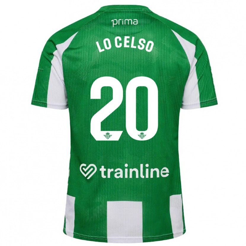 Danxen Damen Giovani Lo Celso #20 Grün Weiß Heimtrikot Trikot 2025/26 T-Shirt Österreich