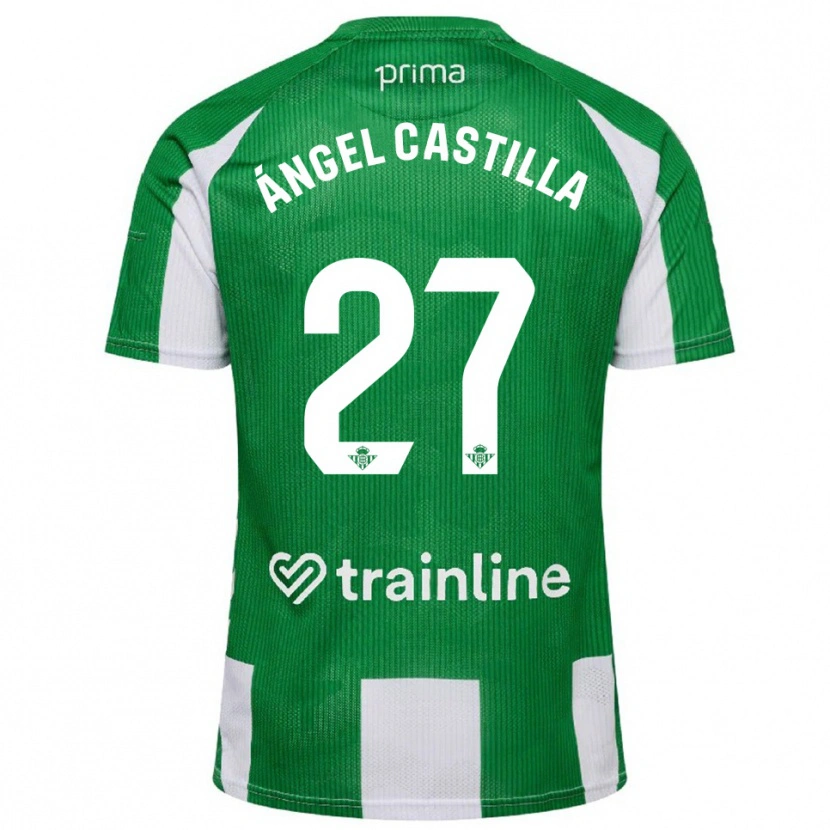 Danxen Damen Miguel Ángel Castilla #27 Grün Weiß Heimtrikot Trikot 2025/26 T-Shirt Österreich