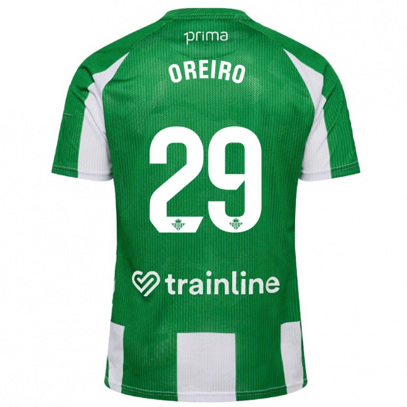 Danxen Damen Jorge Oreiro #29 Grün Weiß Heimtrikot Trikot 2025/26 T-Shirt Österreich