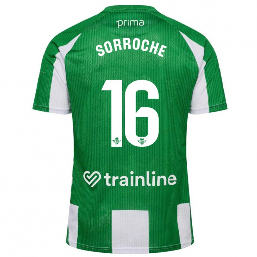 Danxen Damen Ginés Sorroche #16 Grün Weiß Heimtrikot Trikot 2025/26 T-Shirt Österreich