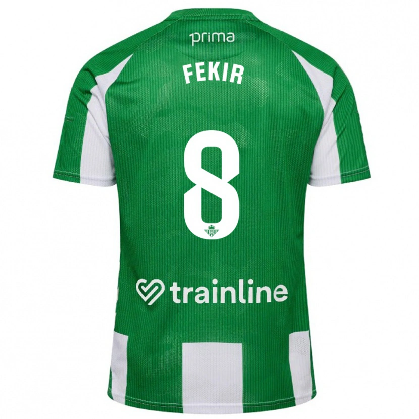 Danxen Damen Nabil Fekir #8 Grün Weiß Heimtrikot Trikot 2025/26 T-Shirt Österreich