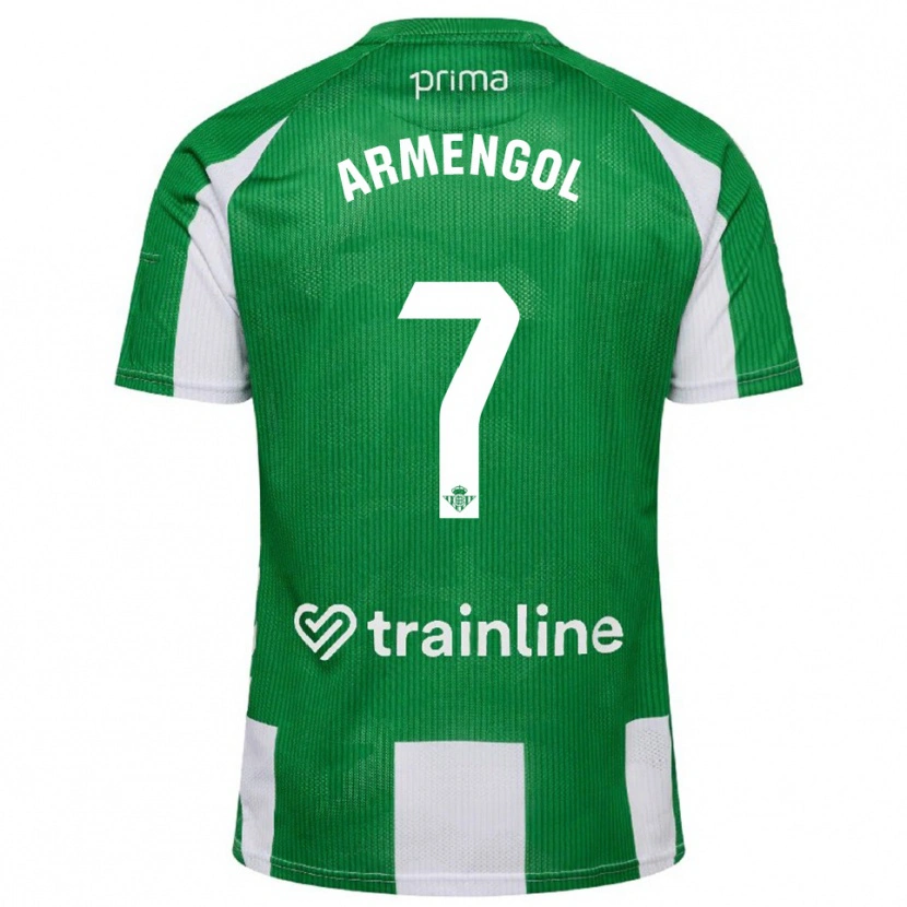 Danxen Damen Carla Armengol #7 Grün Weiß Heimtrikot Trikot 2025/26 T-Shirt Österreich
