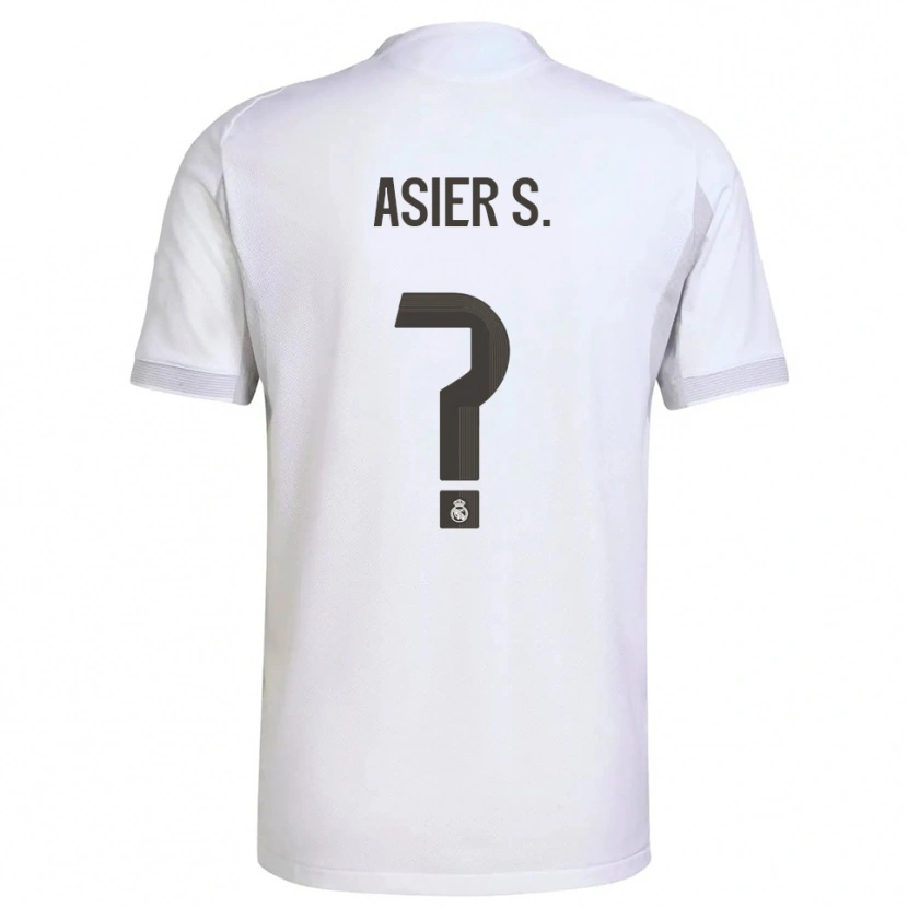 Danxen Damen Asier Sánchez #0 Weiß Gelb Heimtrikot Trikot 2025/26 T-Shirt Österreich