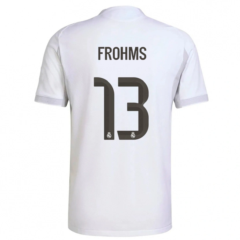 Danxen Damen Merle Frohms #13 Weiß Gelb Heimtrikot Trikot 2025/26 T-Shirt Österreich