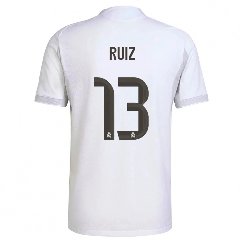 Danxen Damen Guillermo Ruiz #13 Weiß Gelb Heimtrikot Trikot 2025/26 T-Shirt Österreich