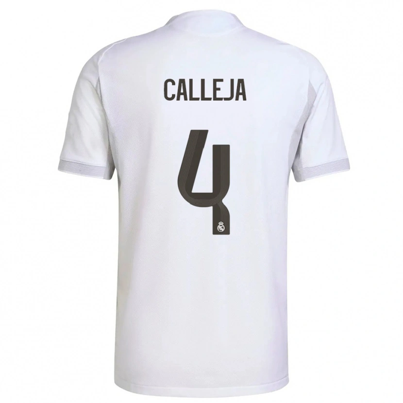 Danxen Damen Jaime Calleja #4 Weiß Gelb Heimtrikot Trikot 2025/26 T-Shirt Österreich