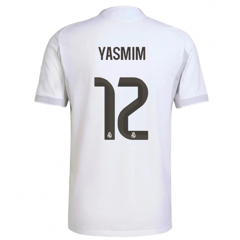Danxen Damen Yasmim Assis Ribeiro #12 Weiß Gelb Heimtrikot Trikot 2025/26 T-Shirt Österreich